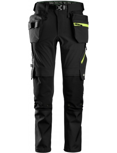 Snickers 6940 Stretch FlexiWork + work trousers with holster pockets | BalticWorkwear.com