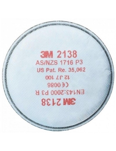 3M 2138 P3R dust filter