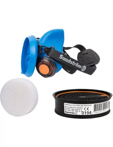 Sundstrom protection kit: SR 100 half mask + SR 221 + SR 510