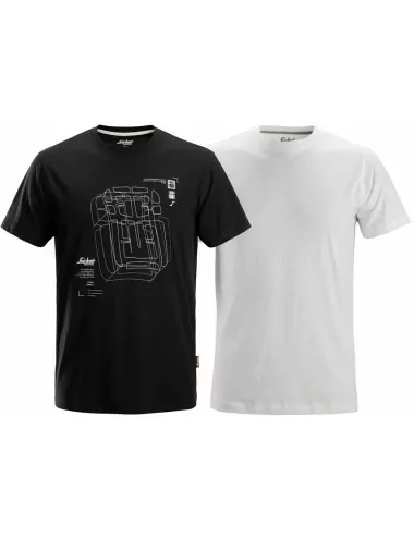Snickers 2522 T-shirt 2-pack | BalticWorkwear.com