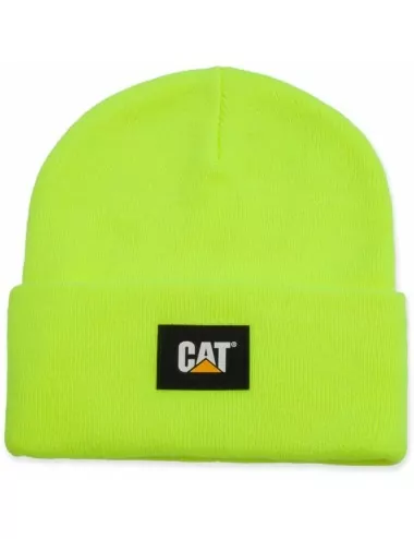 CAT Label Cuff Winter Hat