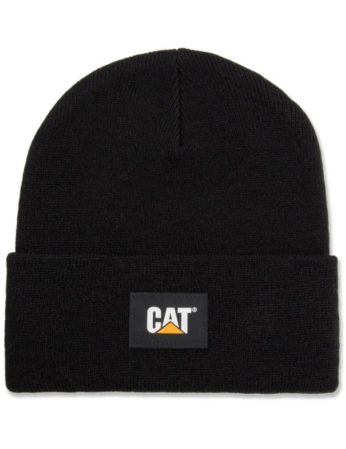 CAT Label Cuff Winter Hat