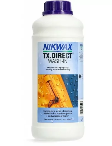 Impregnat do odzieży przeciwdeszczowej Nikwax TX. Direct