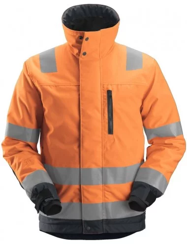 Reflective insulated work jacket Snickers 1130 37.5 | BalticWorkwear.com