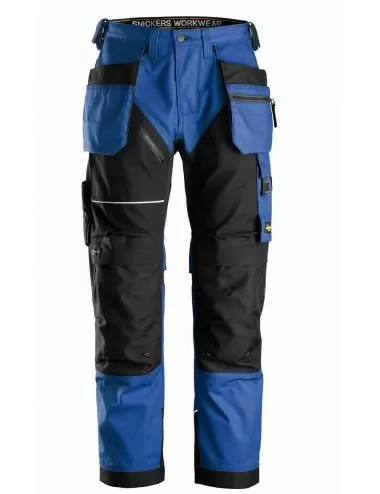 Snickers 6214 Canvas+ work trousers with pocket bags | BalticWorkwear.com
