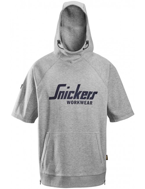 Snickers 2850 Logo Short Sleeve Hoodie