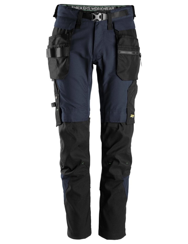 Snickers FlexiWork+ 6972 work trousers with detachable pockets