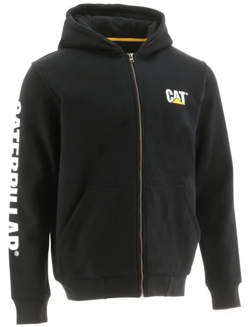 CAT Full Zip Hooded work sweatshirt