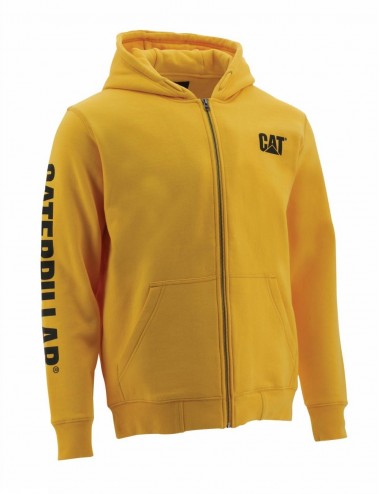 CAT Full Zip Hooded work sweatshirt | BalticWorkwear.com