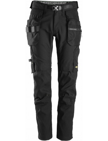 Snickers FlexiWork+ 6972 work trousers with detachable pockets | BalticWorkwear.com