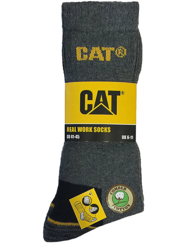 Cat work socks 3-pack