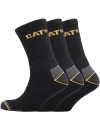 Cat work socks 3-pack