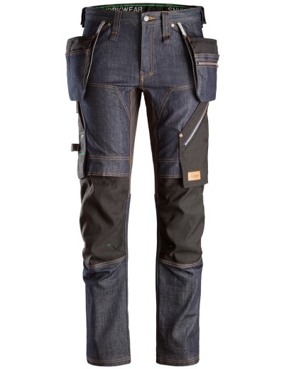 Snickers 6955 Denim FlexiWork+ work trousers