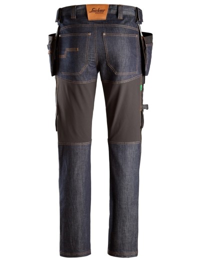 Snickers 6955 Denim FlexiWork+ work trousers
