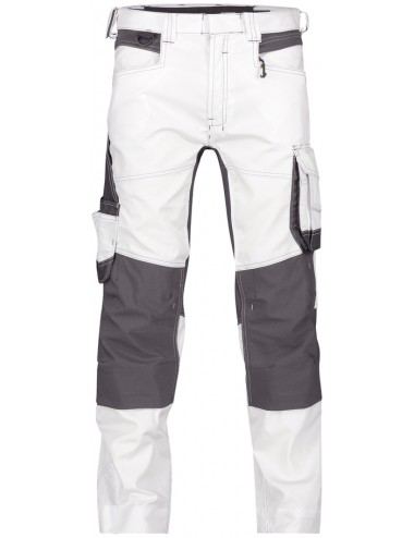White work trousers Dassy Dynax Painter | Balticworkwear.com