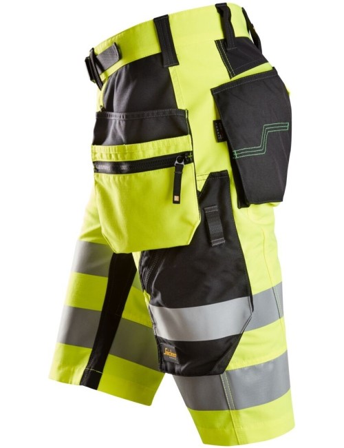 Snickers 6933 Flexiwork+ hi vis stretch shorts