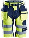 Snickers 6933 Flexiwork+ hi vis stretch shorts