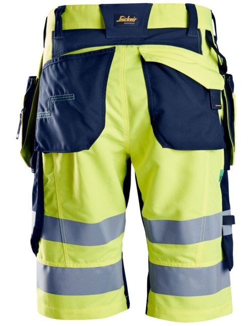 Snickers 6933 Flexiwork+ hi vis stretch shorts