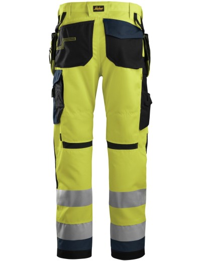 Snickers 6230 AllroundWork+ Hi vis work trousers