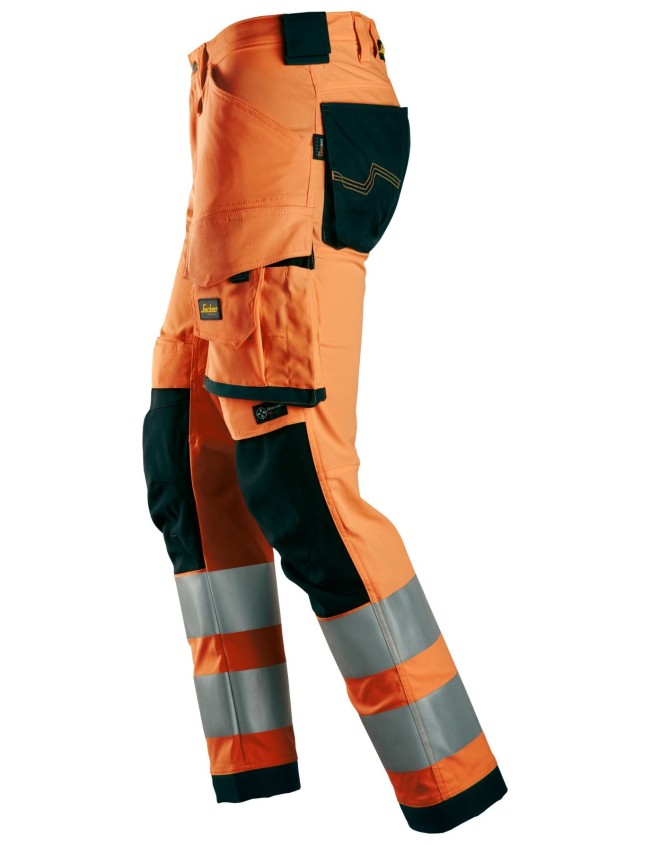 Snickers 6343 AllroundWork Hivis trousers