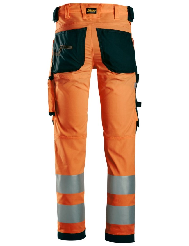 Snickers 6343 AllroundWork Hivis trousers