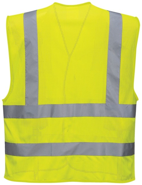 Mesh hi-vis vest C370 | Balticworkwear.com