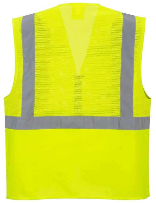 Breathable hi-vis vest C496 Executive | Balticworkwear.com