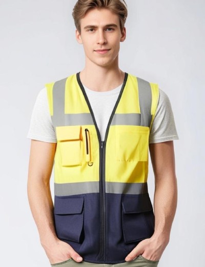 Hi-vis vest C476 two colors | Balticworkwear.com