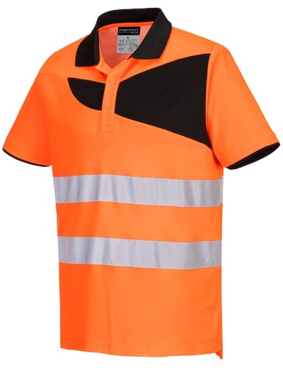 Hi-vis polo shirt PW212 | Balticworkwear.com