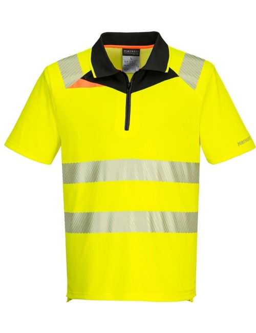 Portwest DX412 hi-vis polo shirt | Balticworkwear.com