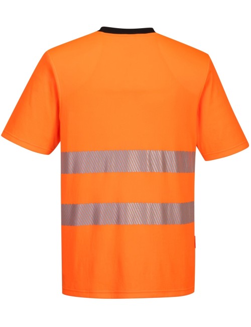 Portwest DX413 breathable hi-vis t-shirt | Balticworkwear.com