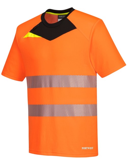 Portwest DX413 breathable hi-vis t-shirt | Balticworkwear.com