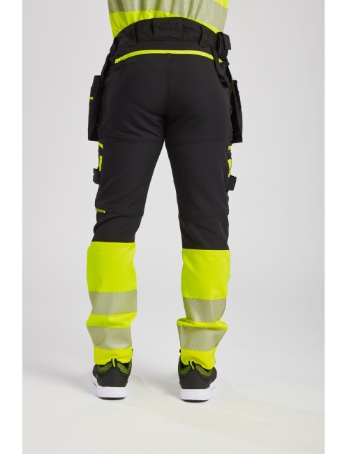 Portwest DX445 hi-vis stretch trousers | Balticworkwear.com