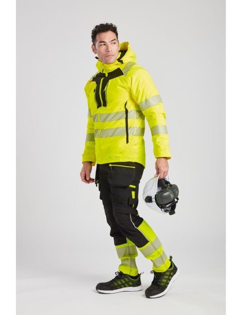 Portwest DX445 hi-vis stretch trousers | Balticworkwear.com