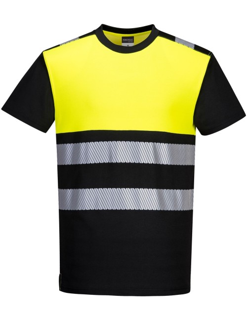 Portwest PW311 breathable hi-vis t-shirt | Balticworkwear.com