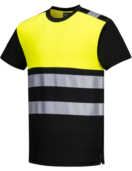 Portwest PW311 breathable hi-vis t-shirt | Balticworkwear.com