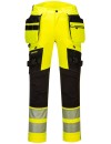 Portwest DX442 stretch hi-vis trousers | Balticworkwear.com