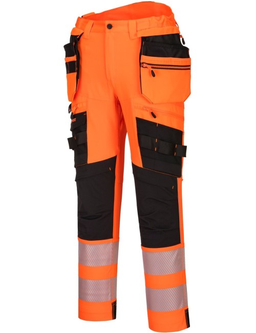 Portwest DX442 stretch hi-vis trousers