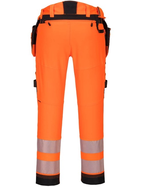 Portwest DX442 stretch hi-vis trousers