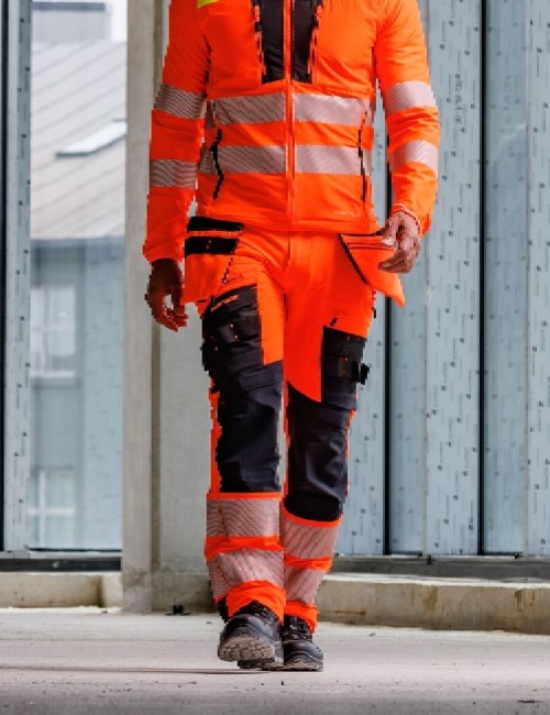 Portwest DX442 stretch hi-vis trousers