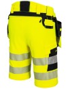 Portwest DX446 hi-vis stretch shorts | Balticworkwear.com