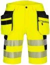 Portwest DX446 hi-vis stretch shorts | Balticworkwear.com