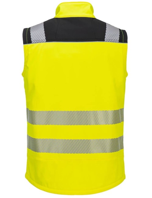 Portwest PW325 hi-vis softshell vest | Balticworkwear.com