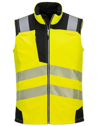 Portwest PW325 hi-vis softshell vest | Balticworkwear.com