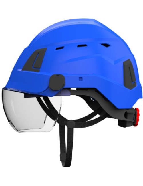 Protekt Atra V40 protective helmet with integrated glasses