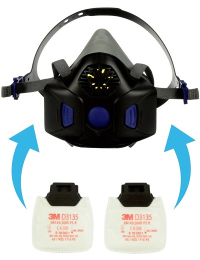 3M D3135 Secure Click P3 particle filter