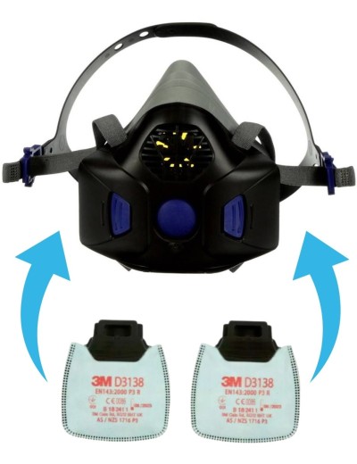 3M D3138 Secure Click particle filter with nuisance level