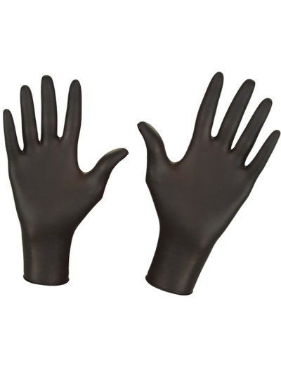 Black dove nitrile disposable gloves