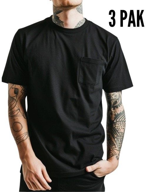 Rofa pocket t-shirt 3 PAK