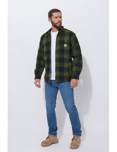 Carhartt Heavyweight Flannel Sherpa insulated shirt